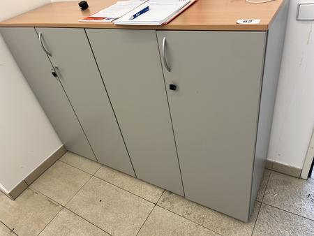 Aktenschrankmodul mit 4 T�ren 160x110 cm