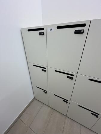 BENE Locker Zahlenschloss -Schlie�fach f�r Mitarbeiter 90/60/170 cm