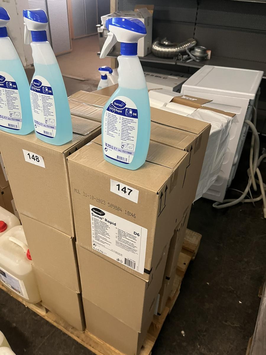 36 St&uuml;ck SUMA Rapid Glasreiniger  D 6  - 0.75 Liter