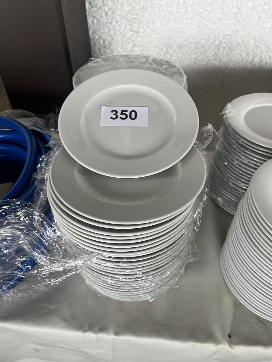 55 St&uuml;ck Porzellanteller Selfman mit 20 cm Durchmesser