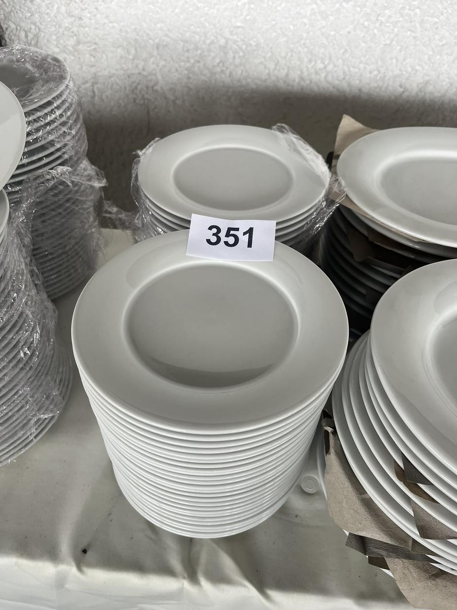 50 St&uuml;ck Porzellanteller Selfman 19 cm Durchmesser