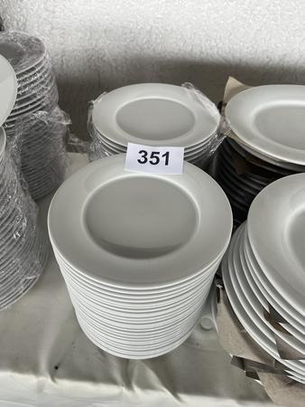 50 St�ck Porzellanteller Selfman 19 cm Durchmesser