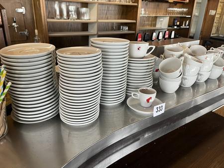 Tee-, Kaffeegeschirr mit Untersetzer
