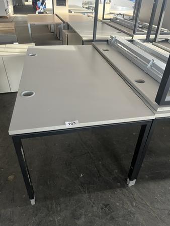 HALI Schreibtisch 160 x 80 cm, grau-anthrazit