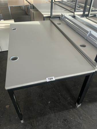HALI Schreibtisch 160 x 80 cm, grau-anthrazit