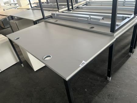 HALI Schreibtisch 160 x 80 cm, grau-anthrazit