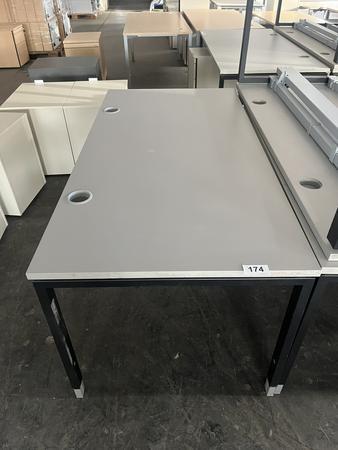 HALI Schreibtisch 160 x 80 cm, grau-anthrazit