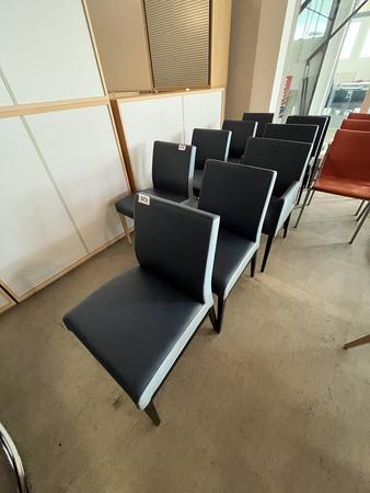 4 Stk. Besprechungsst�hle ohne Armlehne mit hellem Fu�