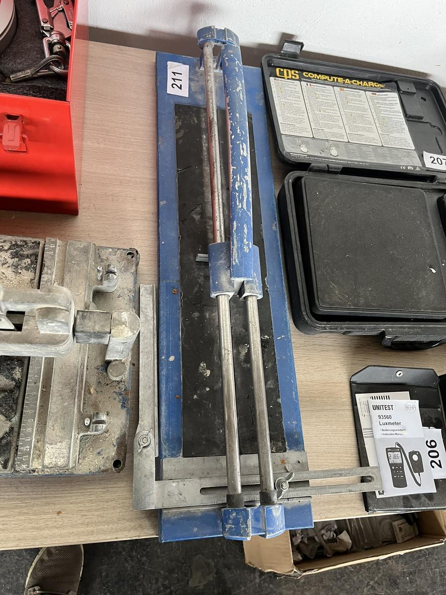 Fliesenscheidmaschine mechanisch ca. Fliesenl&auml;nge max 55 cm
