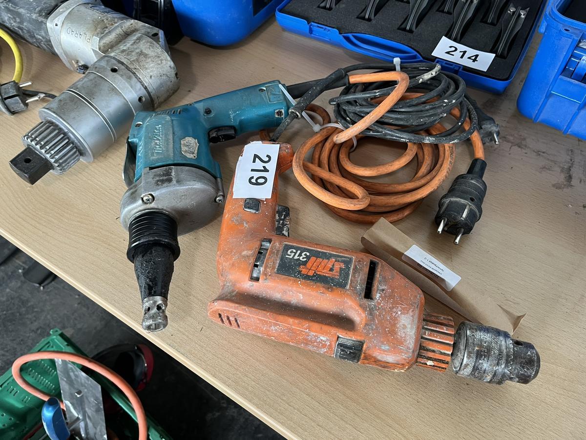 Spit 315 Bohrmaschine + Makita 6802 Bohrschrauber