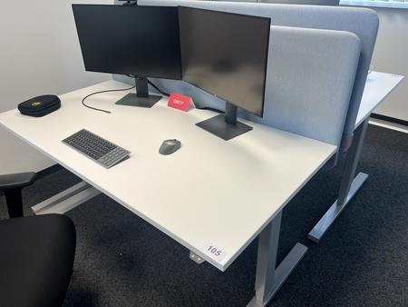 Schreibtisch elektrisch h�henverstellbar 160x80 cm Narbutas