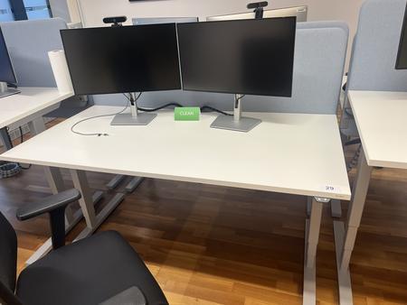 Schreibtisch elektrisch h�henverstellbar 160x80 cm Narbutas