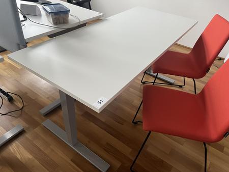 Beistelltisch-,Schreibtisch 160x80 cm manuell verstellbar
