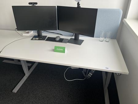 Schreibtisch elektrisch h�henverstellbar 160x80 cm Narbutas
