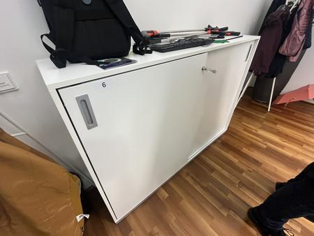BENE Aktenschrankmodul mit Schiebet�ren ca.160x110 cm