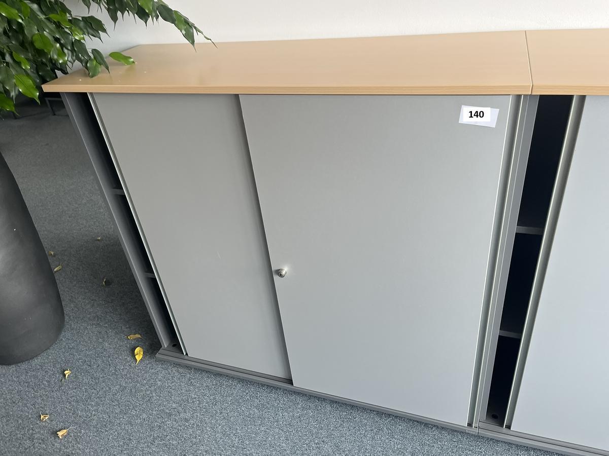 Aktenschrankmodul BENE 120x110 cm mit 3 Ordnerh&ouml;hen