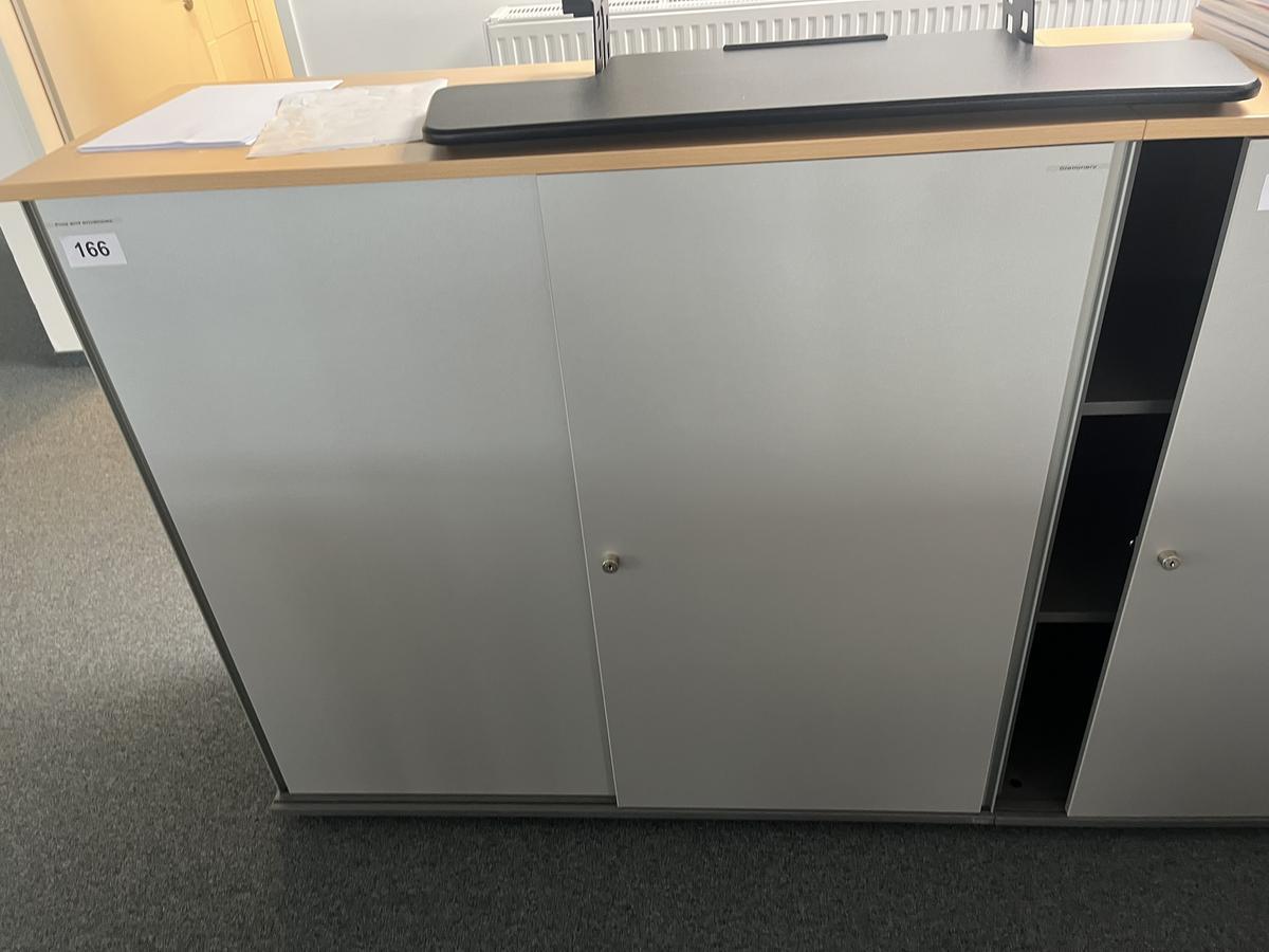 Aktenschrankmodul BENE 120x110 cm mit 3 Ordnerh&ouml;hen