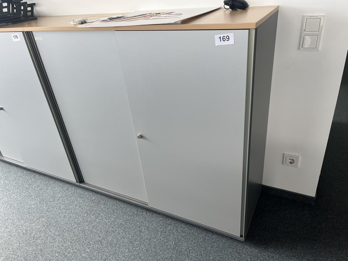 Aktenschrankmodul BENE 120x110 cm mit 3 Ordnerh&ouml;hen