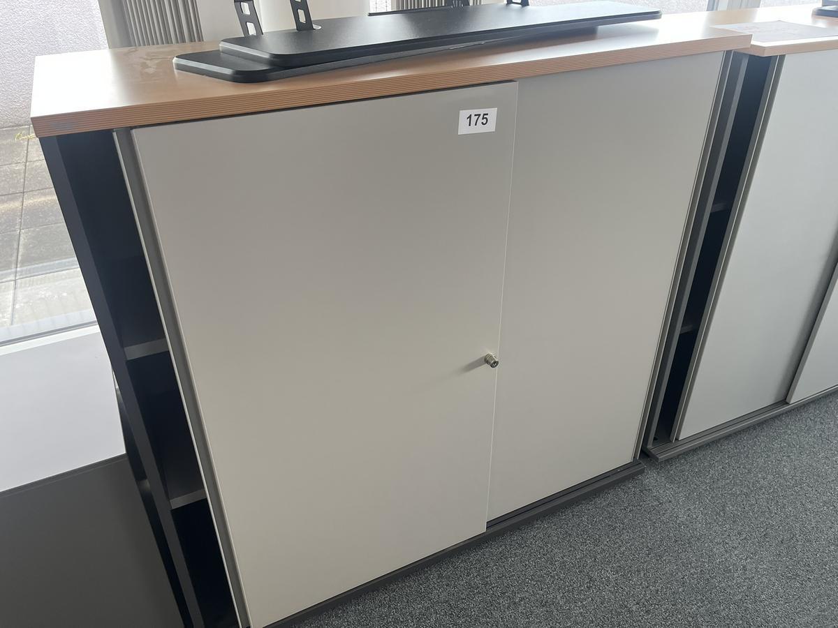 Aktenschrankmodul BENE 120x110 cm mit 3 Ordnerh&ouml;hen
