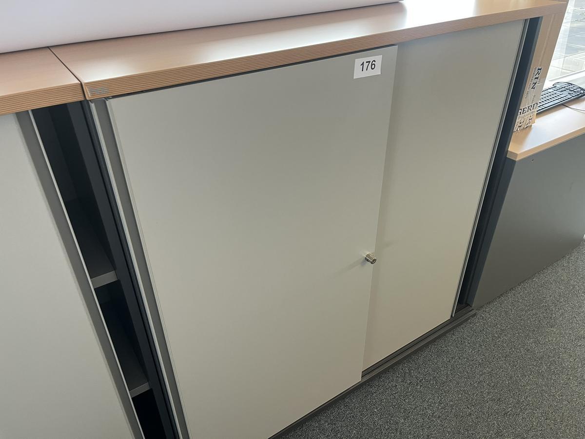 Aktenschrankmodul BENE 120x110 cm mit 3 Ordnerh&ouml;hen