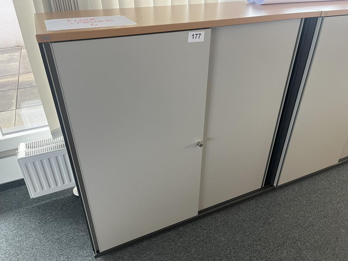 Aktenschrankmodul BENE 120x110 cm mit 3 Ordnerh&ouml;hen