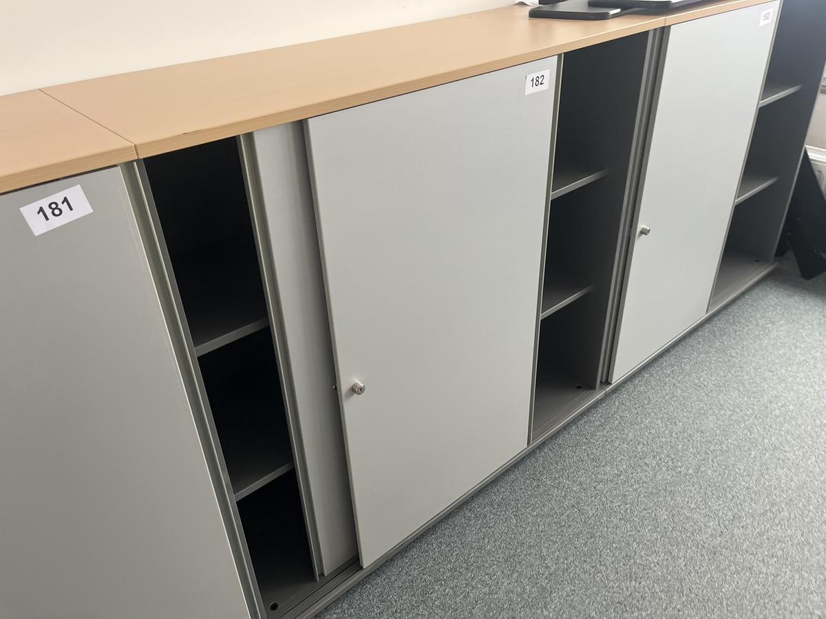 Aktenschrankmodul BENE 120x110 cm mit 3 Ordnerh&ouml;hen