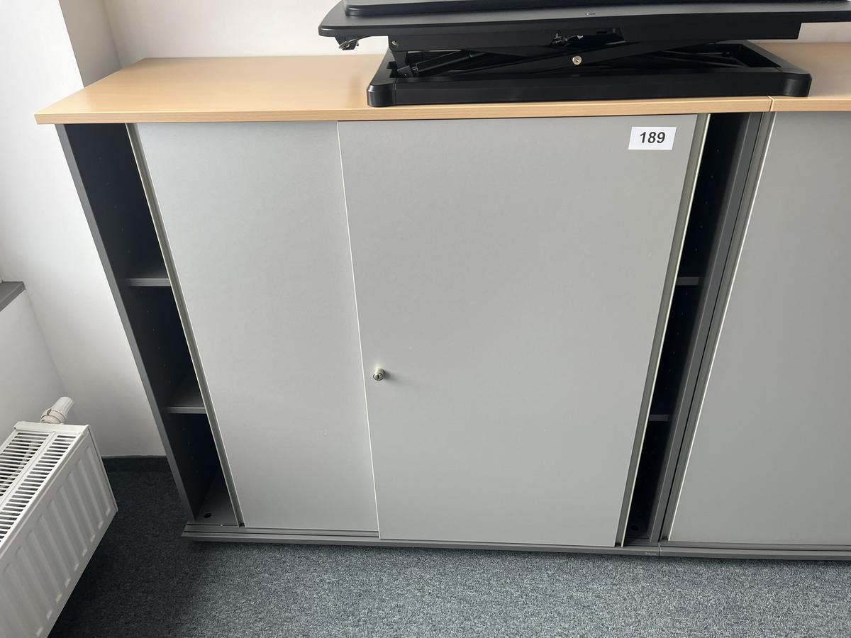 Aktenschrankmodul BENE 120x110 cm mit 3 Ordnerh&ouml;hen
