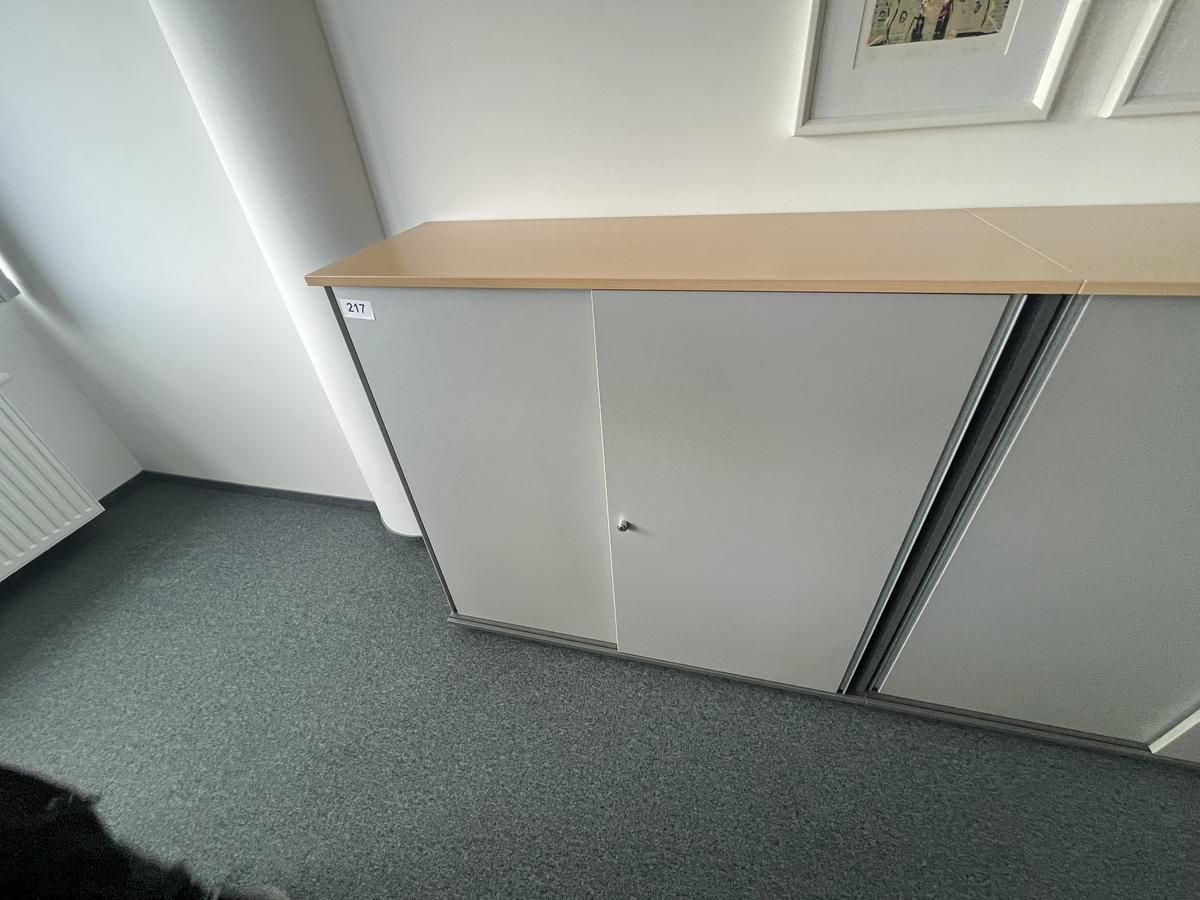 Aktenschrankmodul BENE 120x110 cm mit 3 Ordnerh&ouml;hen