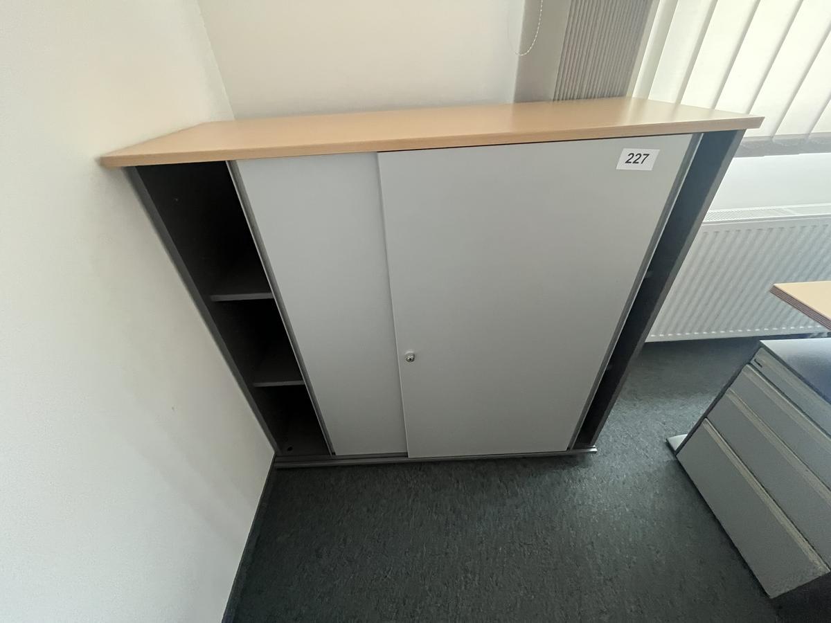 Aktenschrankmodul BENE 120x110 cm mit 3 Ordnerh&ouml;hen