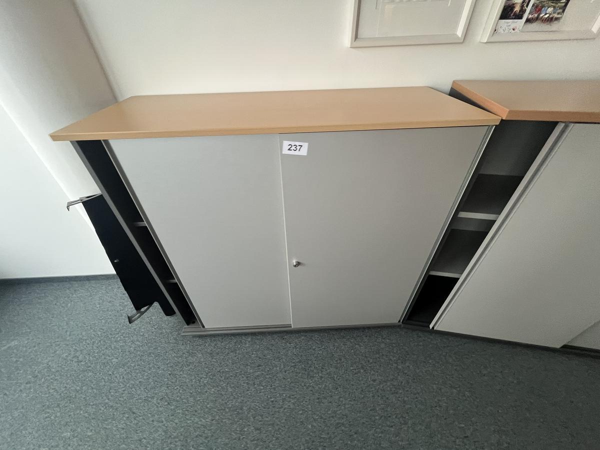 Aktenschrankmodul BENE 120x110 cm mit 3 Ordnerh&ouml;hen