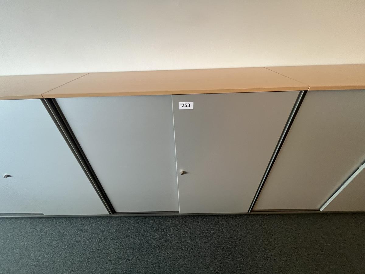 Aktenschrankmodul BENE 120x110 cm mit 3 Ordnerh&ouml;hen