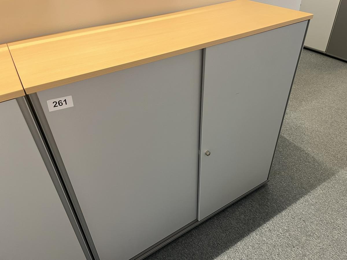 Aktenschrankmodul BENE 120x110 cm mit 3 Ordnerh&ouml;hen