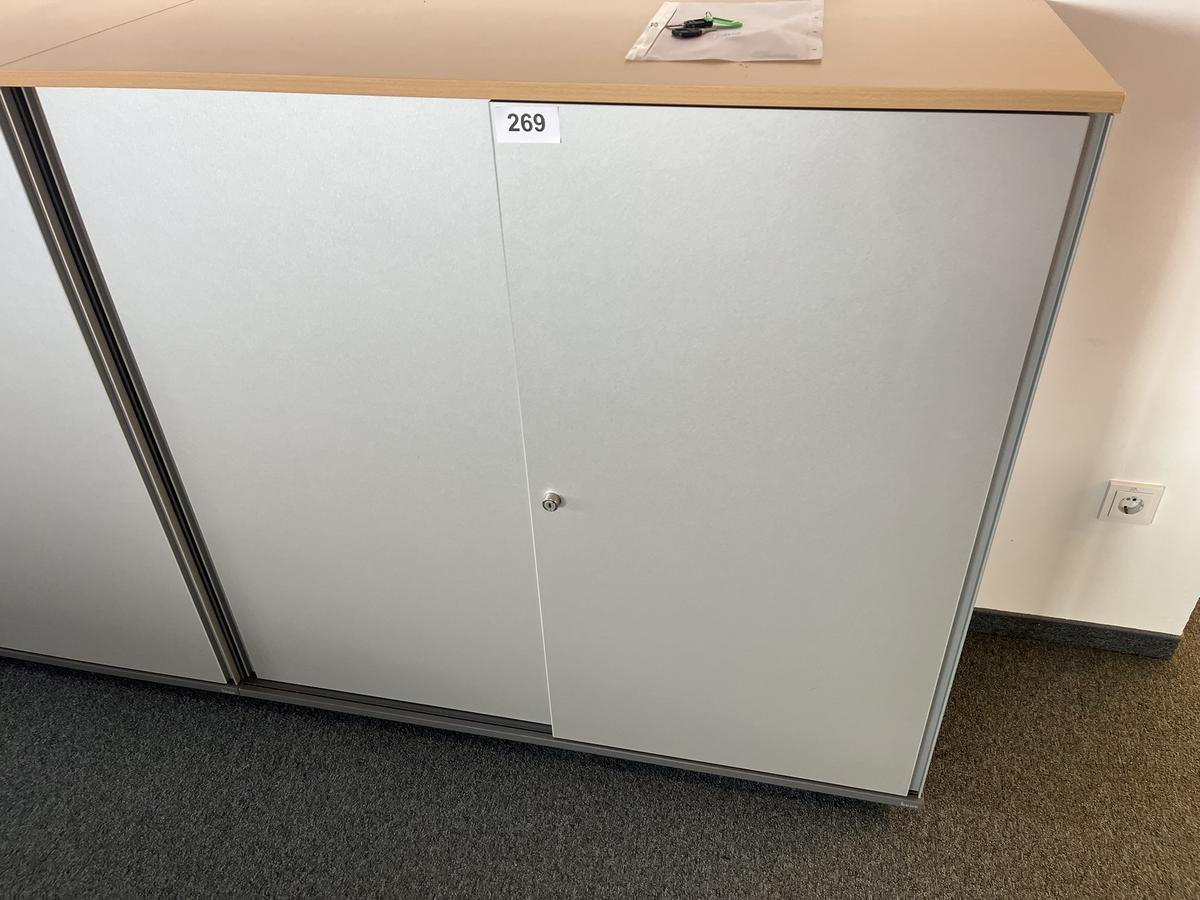 Aktenschrankmodul BENE 120x110 cm mit 3 Ordnerh&ouml;hen