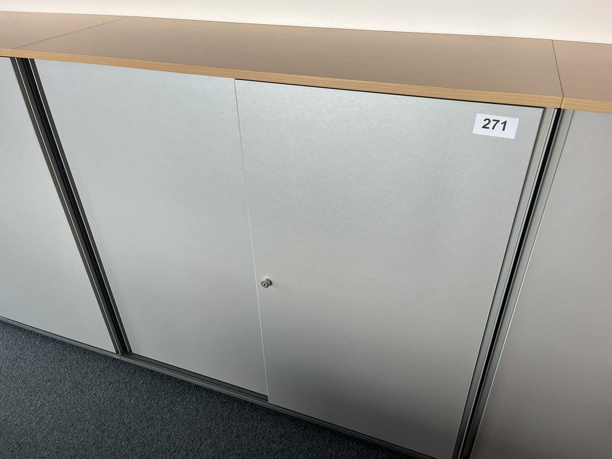 Aktenschrankmodul BENE 120x110 cm mit 3 Ordnerh&ouml;hen