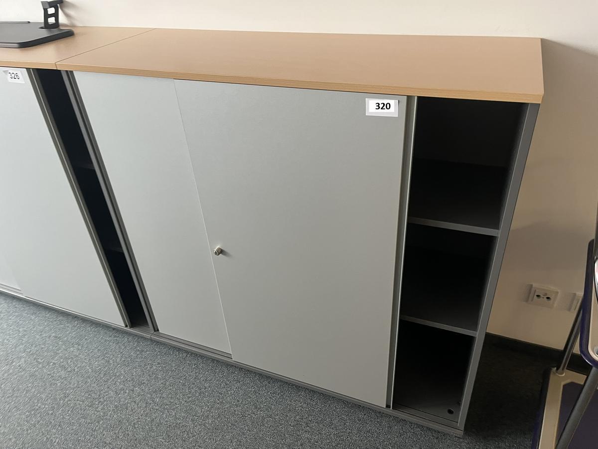 Aktenschrankmodul BENE 120x110 cm mit 3 Ordnerh&ouml;hen