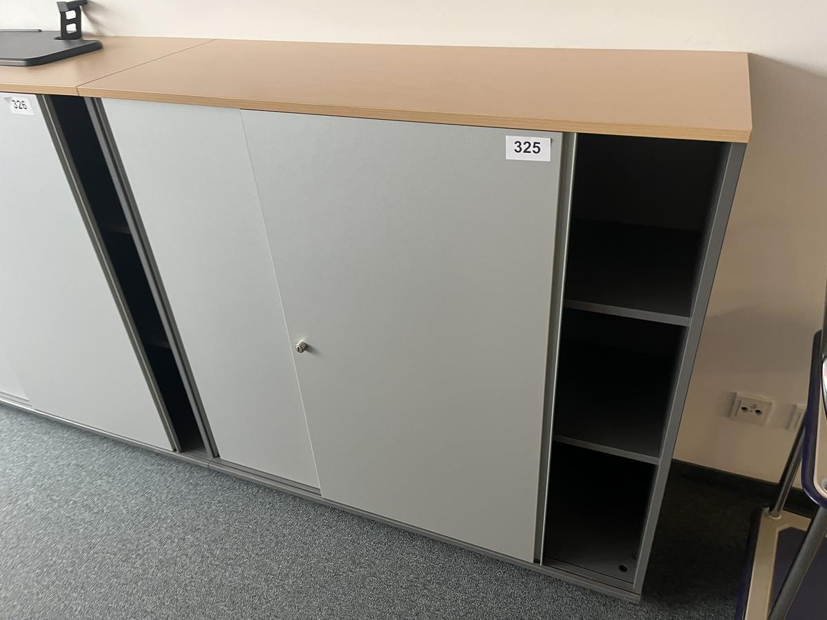 Aktenschrankmodul BENE 120x110 cm mit 3 Ordnerh&ouml;hen