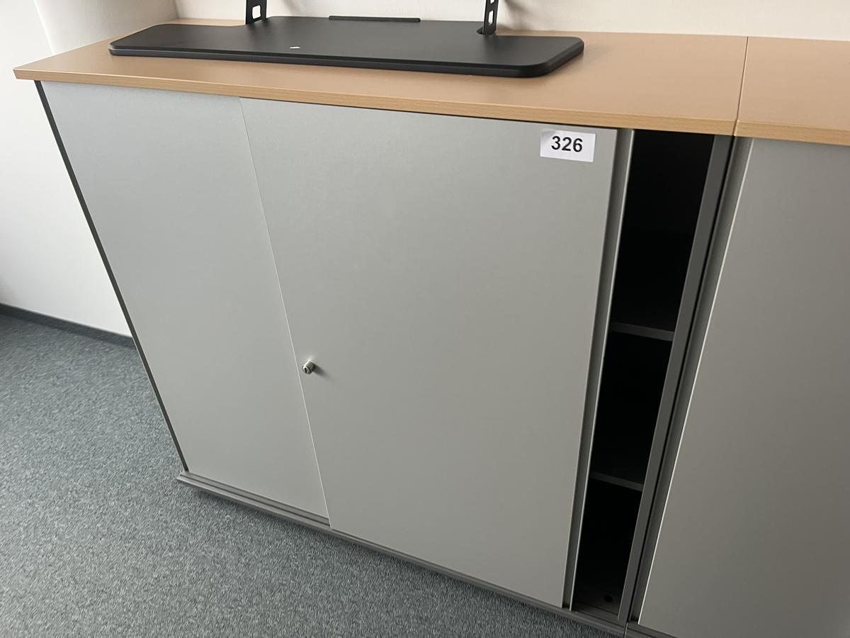 Aktenschrankmodul BENE 120x110 cm mit 3 Ordnerh&ouml;hen