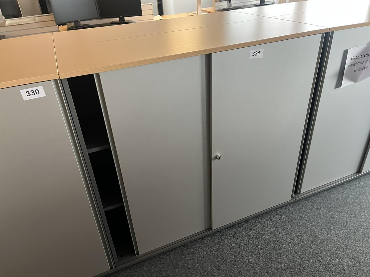 Aktenschrankmodul BENE 120x110 cm mit 3 Ordnerh&ouml;hen
