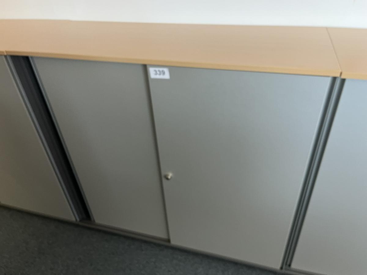 Aktenschrankmodul BENE 120x110 cm mit 3 Ordnerh&ouml;hen