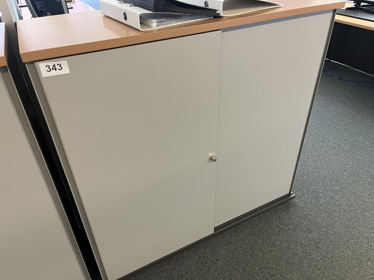 Aktenschrankmodul BENE 120x110 cm mit 3 Ordnerh&ouml;hen