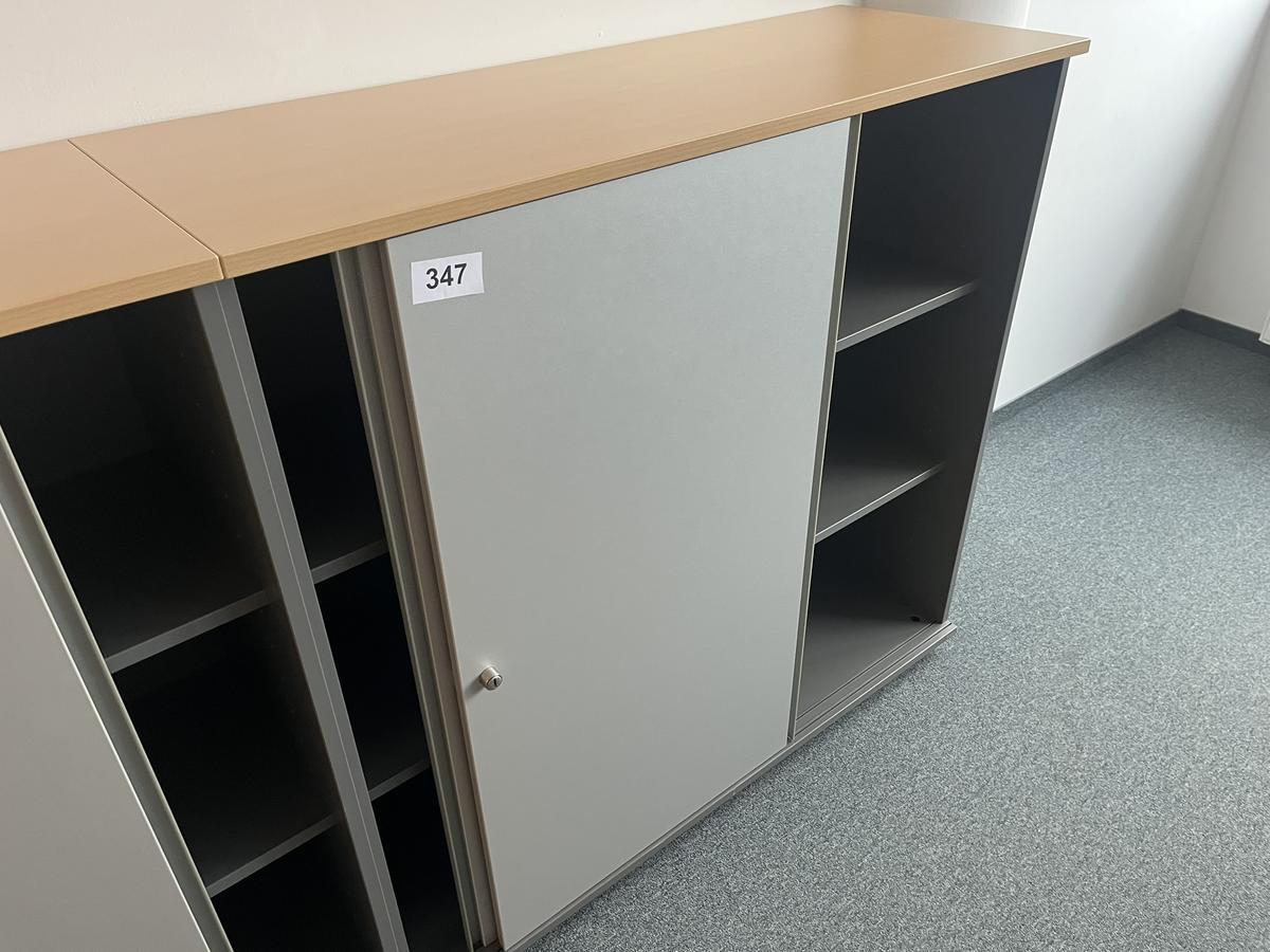 Aktenschrankmodul BENE 120x110 cm mit 3 Ordnerh&ouml;hen