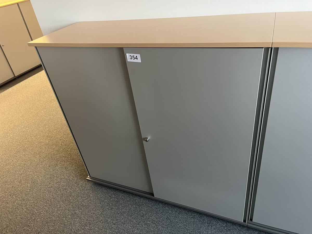 Aktenschrankmodul BENE 120x110 cm mit 3 Ordnerh&ouml;hen