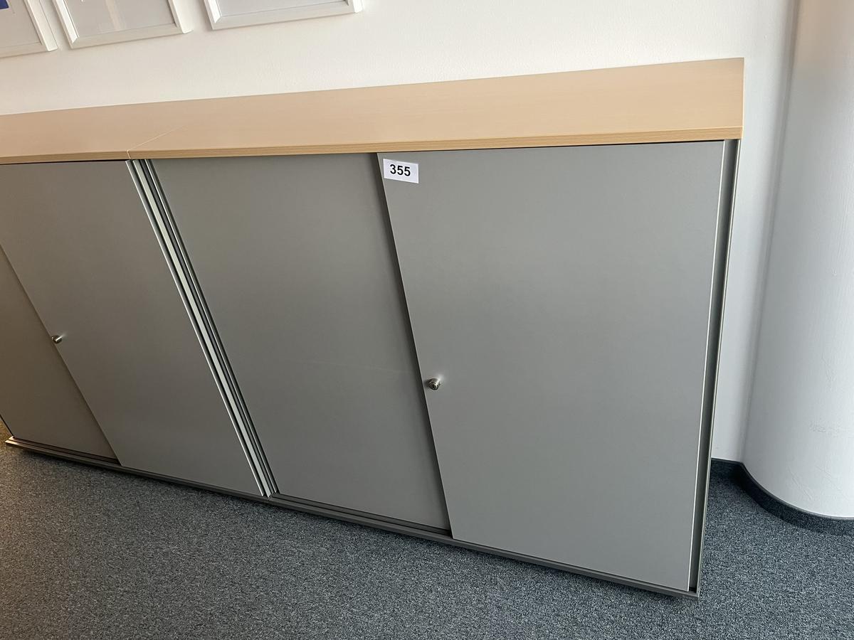Aktenschrankmodul BENE 120x110 cm mit 3 Ordnerh&ouml;hen
