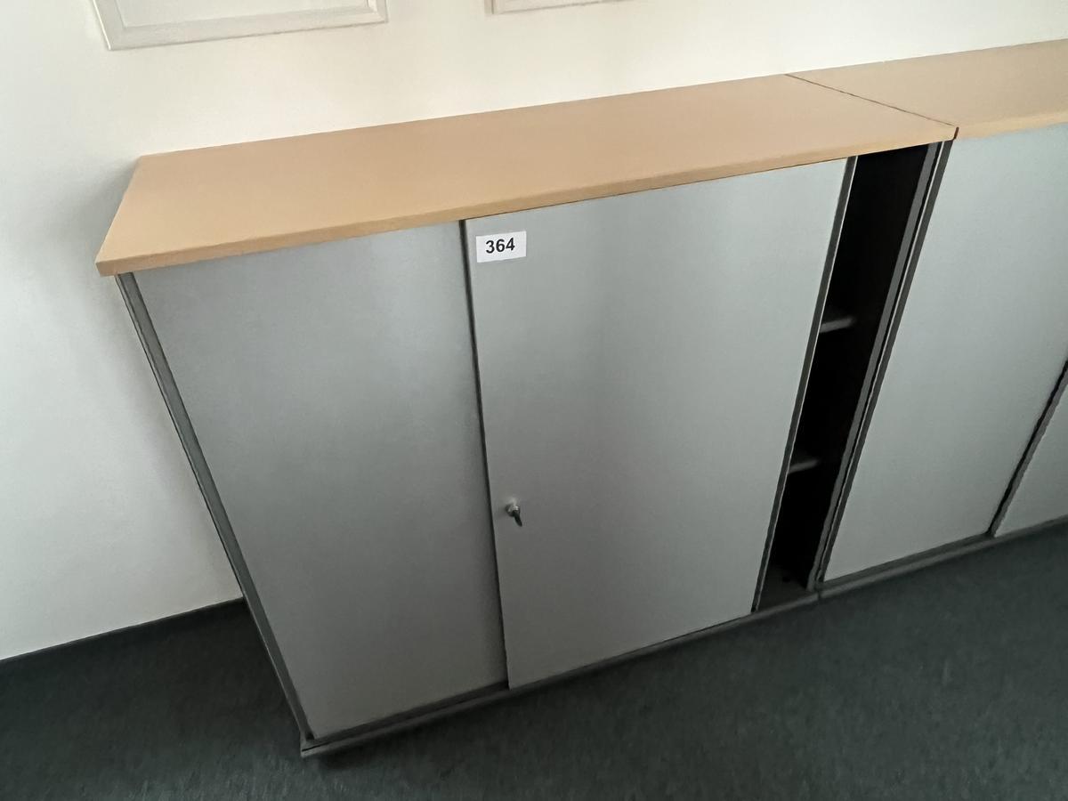 Aktenschrankmodul BENE 120x110 cm mit 3 Ordnerh&ouml;hen