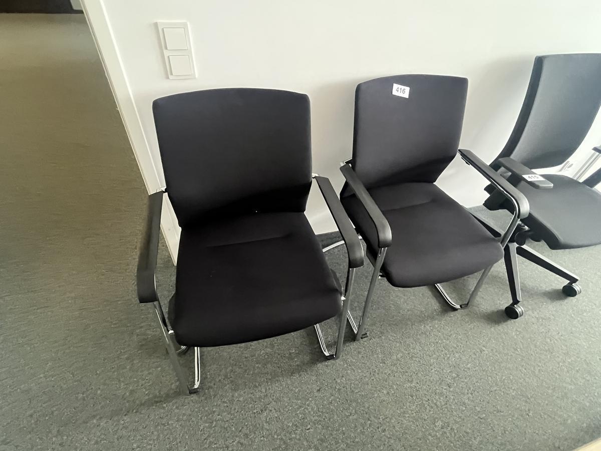 2 St&uuml;ck Besucherst&uuml;hle Wilkhahn