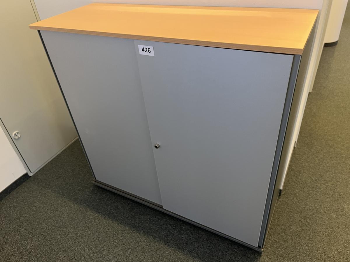 Aktenschrankmodul BENE 120x110 cm mit 3 Ordnerh&ouml;hen