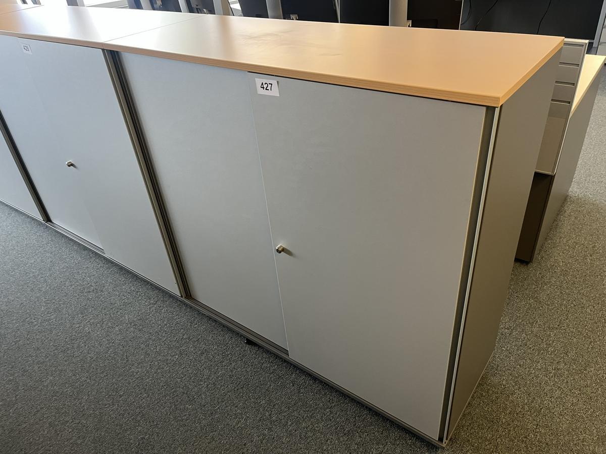 Aktenschrankmodul BENE 120x110 cm mit 3 Ordnerh&ouml;hen