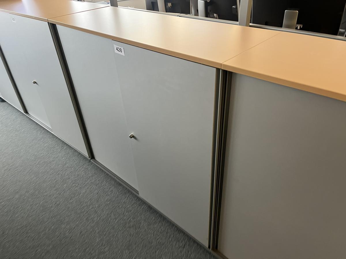 Aktenschrankmodul BENE 120x110 cm mit 3 Ordnerh&ouml;hen