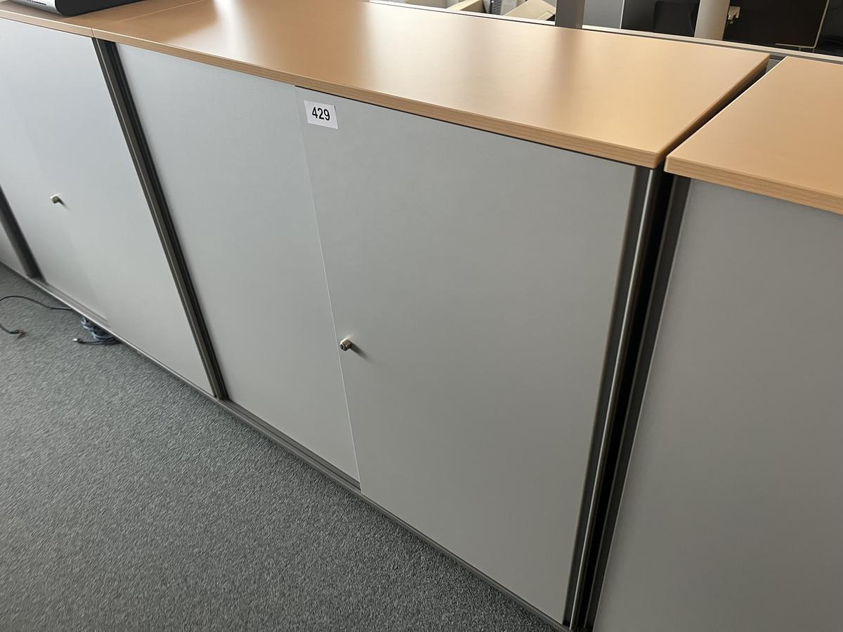 Aktenschrankmodul BENE 120x110 cm mit 3 Ordnerh&ouml;hen