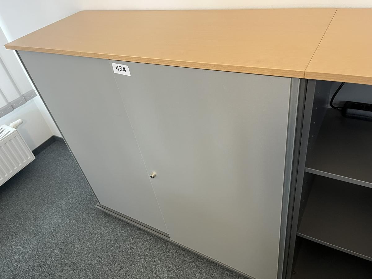 Aktenschrankmodul BENE 120x110 cm mit 3 Ordnerh&ouml;hen